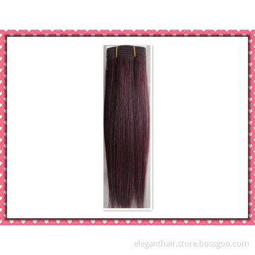 2015 Hot Sale Quality Human Hair Weaving Silky Straight Weave 18inches Color 99j (HH-1899J)